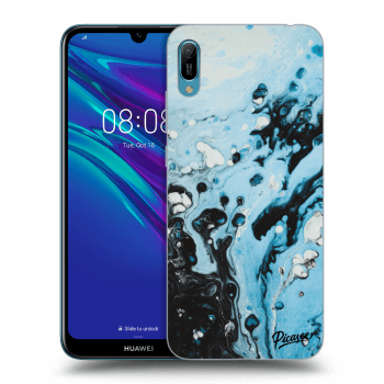 Picasee silikonový černý obal pro Huawei Y6 2019 - Organic blue