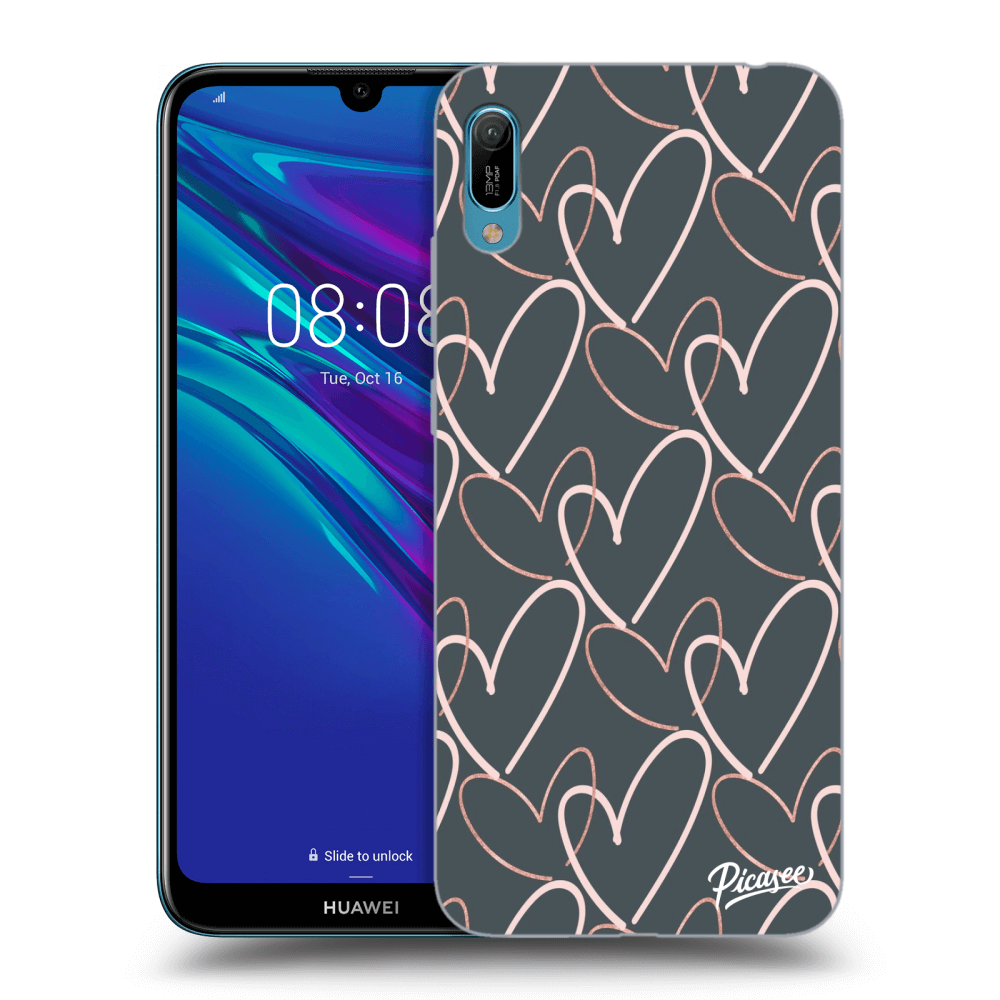 Picasee silikonový průhledný obal pro Huawei Y6 2019 - Lots of love