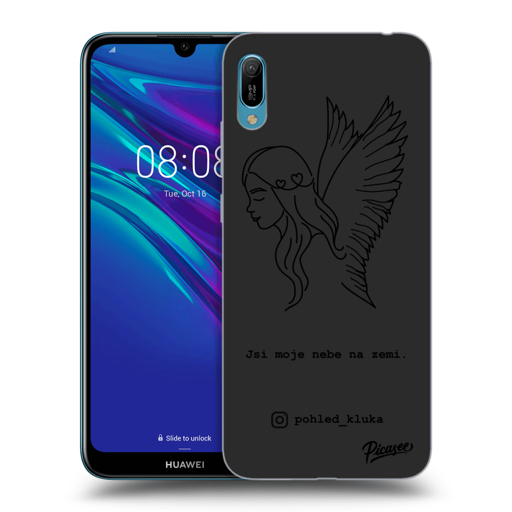 Picasee silikonový černý obal pro Huawei Y6 2019 - Heaven