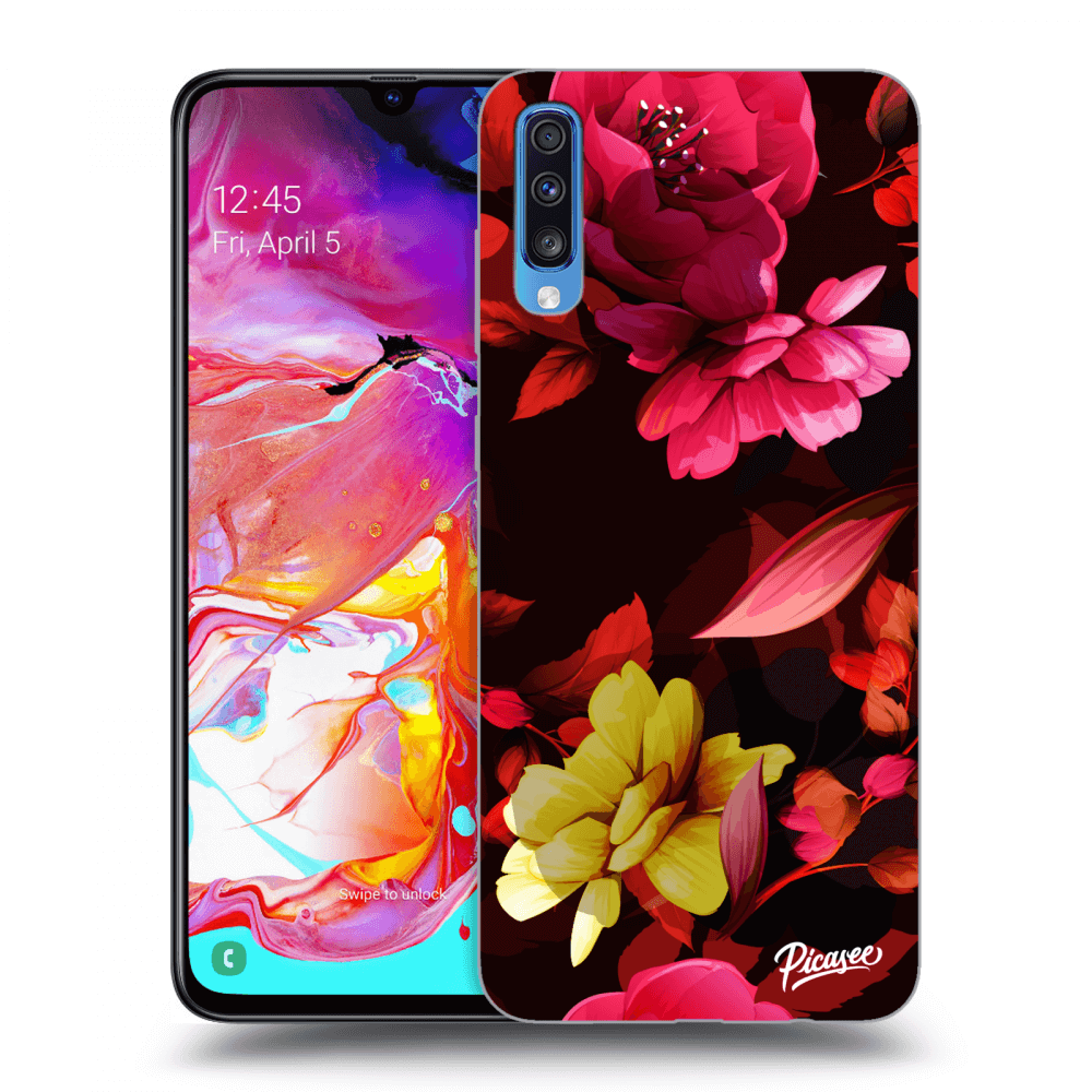 Picasee ULTIMATE CASE pro Samsung Galaxy A70 A705F - Dark Peonny