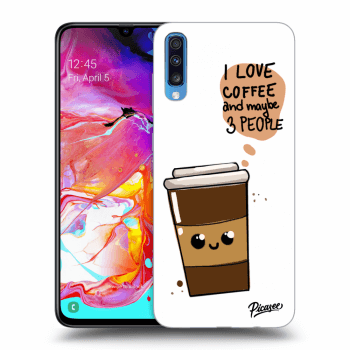 Obal pro Samsung Galaxy A70 A705F - Cute coffee