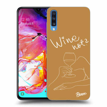 Picasee ULTIMATE CASE pro Samsung Galaxy A70 A705F - Wine not