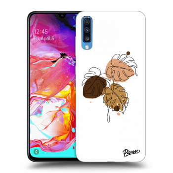 Picasee ULTIMATE CASE pro Samsung Galaxy A70 A705F - Monstera