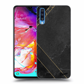 Obal pro Samsung Galaxy A70 A705F - Black tile