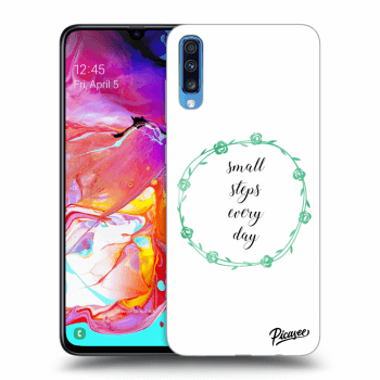 Picasee ULTIMATE CASE pro Samsung Galaxy A70 A705F - Small steps every day