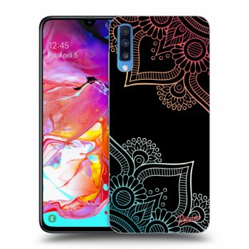 Obal pro Samsung Galaxy A70 A705F - Flowers pattern