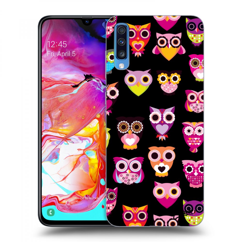 Picasee ULTIMATE CASE pro Samsung Galaxy A70 A705F - Owls