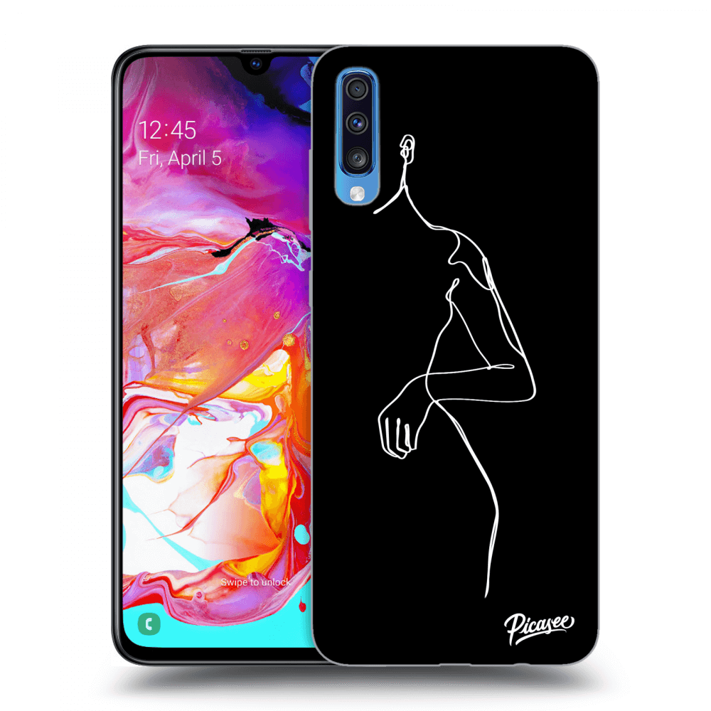 Picasee ULTIMATE CASE pro Samsung Galaxy A70 A705F - Simple body White