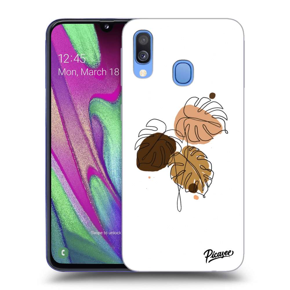 Picasee ULTIMATE CASE pro Samsung Galaxy A40 A405F - Monstera