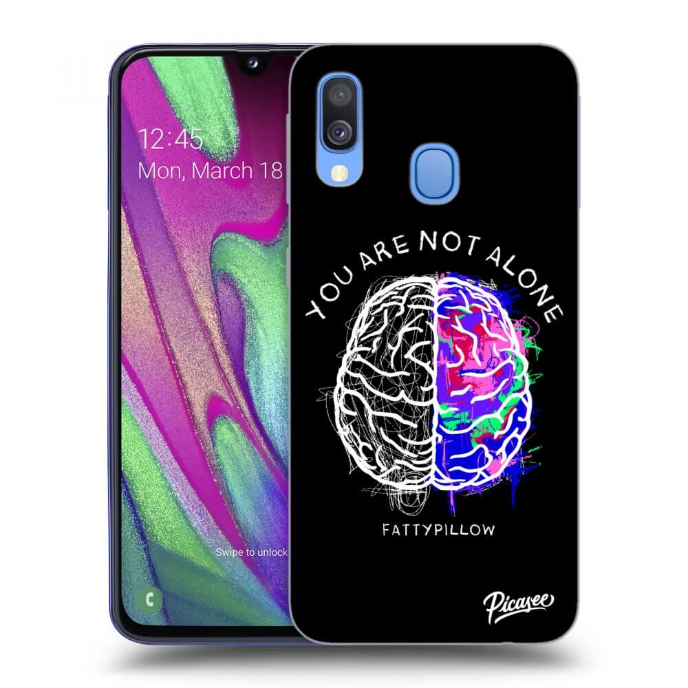 Picasee ULTIMATE CASE pro Samsung Galaxy A40 A405F - Brain - White