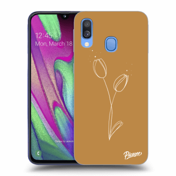 Picasee ULTIMATE CASE pro Samsung Galaxy A40 A405F - Tulips