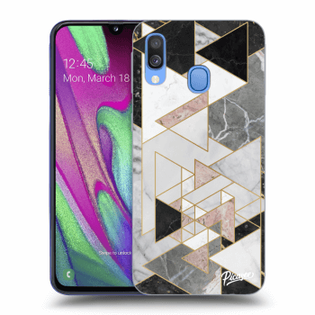 Picasee ULTIMATE CASE pro Samsung Galaxy A40 A405F - Light geometry