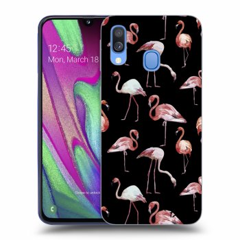Picasee ULTIMATE CASE pro Samsung Galaxy A40 A405F - Flamingos