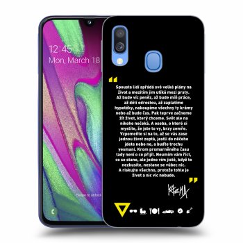 Obal pro Samsung Galaxy A40 A405F - Kazma - BUĎTE TROCHU YESMANI