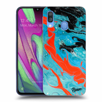Picasee ULTIMATE CASE pro Samsung Galaxy A40 A405F - Blue Magma