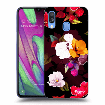 Obal pro Samsung Galaxy A40 A405F - Flowers and Berries