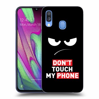 Obal pro Samsung Galaxy A40 A405F - Angry Eyes - Transparent