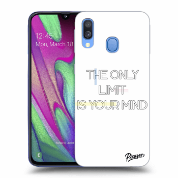 Picasee ULTIMATE CASE pro Samsung Galaxy A40 A405F - The only limit is your mind
