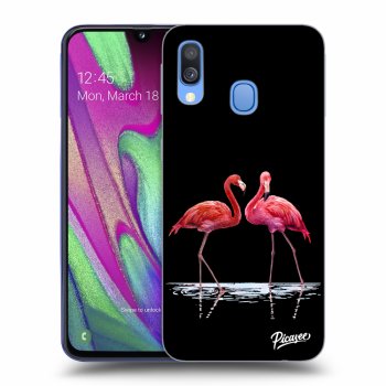 Obal pro Samsung Galaxy A40 A405F - Flamingos couple