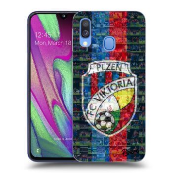 Picasee ULTIMATE CASE pro Samsung Galaxy A40 A405F - FC Viktoria Plzeň A