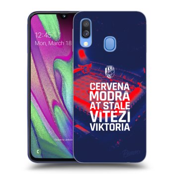 Picasee ULTIMATE CASE pro Samsung Galaxy A40 A405F - FC Viktoria Plzeň E