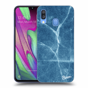 Picasee ULTIMATE CASE pro Samsung Galaxy A40 A405F - Blue marble