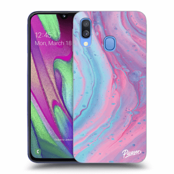 Obal pro Samsung Galaxy A40 A405F - Pink liquid