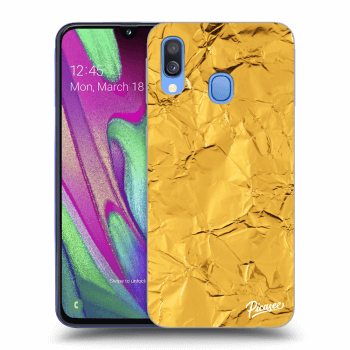 Picasee ULTIMATE CASE pro Samsung Galaxy A40 A405F - Gold