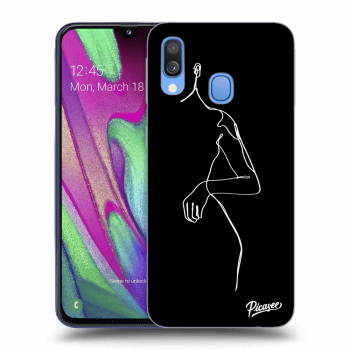 Picasee ULTIMATE CASE pro Samsung Galaxy A40 A405F - Simple body White
