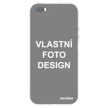 Picasee silikonový průhledný obal pro Apple iPhone 5/5S/SE - Vlastní fotka/motiv