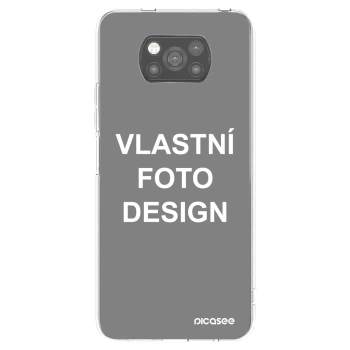 Picasee silikonový černý obal pro Xiaomi Poco X3 - Vlastní fotka/motiv