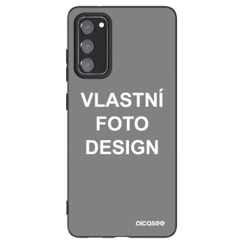 Picasee silikonový černý obal pro Samsung Galaxy S20 FE - Vlastní fotka/motiv