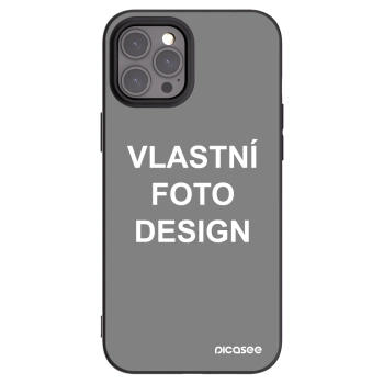 Picasee silikonový černý obal pro Apple iPhone 12 Pro Max - Vlastní fotka/motiv