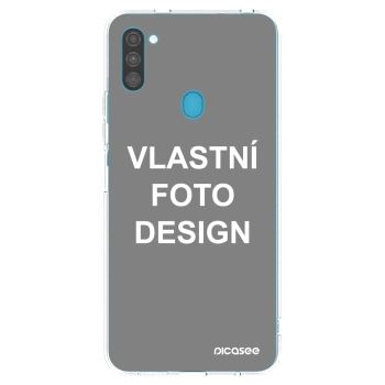 Picasee silikonový průhledný obal pro Samsung Galaxy M11 - Vlastní fotka/motiv