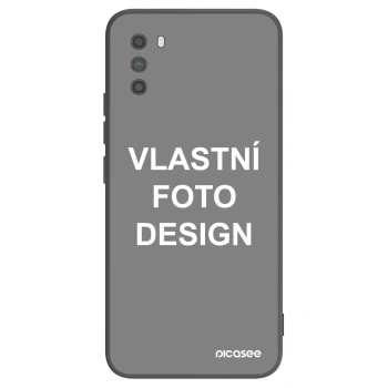 Picasee silikonový černý obal pro Xiaomi Poco M3 - Vlastní fotka/motiv