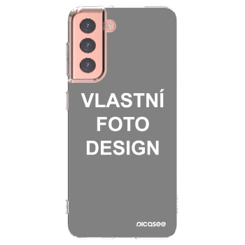 Picasee silikonový průhledný obal pro Samsung Galaxy S21 5G G991B - Vlastní fotka/motiv