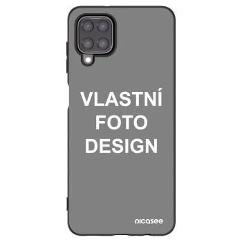 Picasee silikonový černý obal pro Samsung Galaxy A12 A125F - Vlastní fotka/motiv