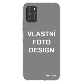 Picasee silikonový průhledný obal pro Xiaomi Poco M3 - Vlastní fotka/motiv