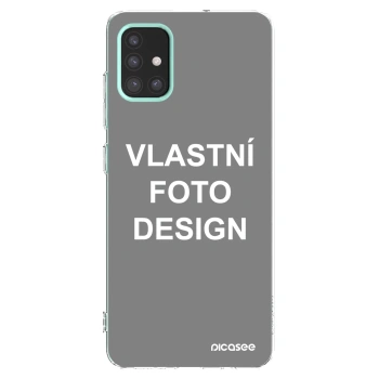 Picasee silikonový průhledný obal pro Samsung Galaxy M31s - Vlastní fotka/motiv
