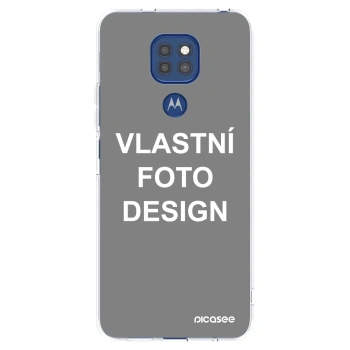 Picasee silikonový průhledný obal pro Motorola Moto G9 Play - Vlastní fotka/motiv