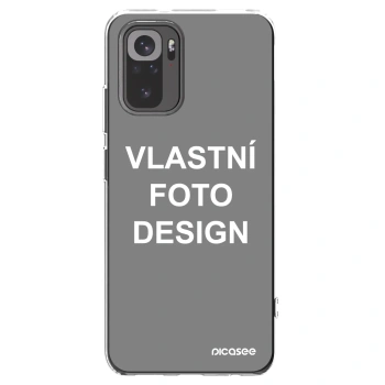 Picasee silikonový průhledný obal pro Xiaomi Redmi Note 10 - Vlastní fotka/motiv