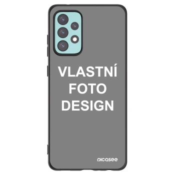 Picasee silikonový černý obal pro Samsung Galaxy A72 A725F - Vlastní fotka/motiv