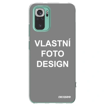 Picasee silikonový průhledný obal pro Xiaomi Redmi Note 10 Pro - Vlastní fotka/motiv