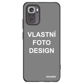 Picasee silikonový černý obal pro Xiaomi Redmi Note 10S - Vlastní fotka/motiv