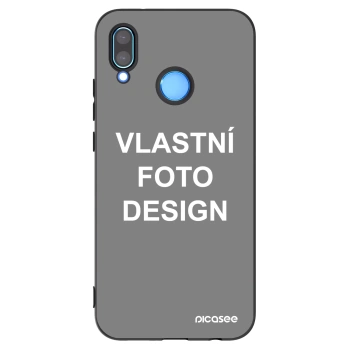 Picasee silikonový černý obal pro Huawei P20 Lite - Vlastní fotka/motiv