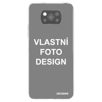 Picasee silikonový černý obal pro Xiaomi Poco X3 Pro - Vlastní fotka/motiv
