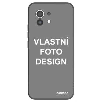 Picasee silikonový černý obal pro Xiaomi Mi 11 - Vlastní fotka/motiv
