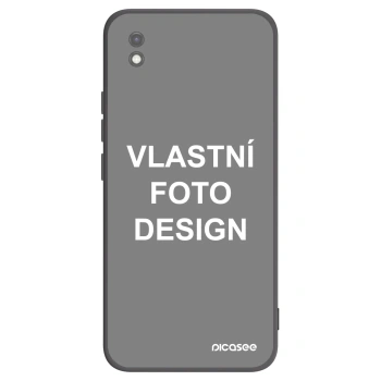 Picasee silikonový černý obal pro Xiaomi Redmi 9AT - Vlastní fotka/motiv