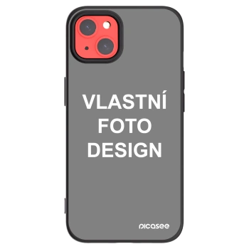 Picasee silikonový černý obal pro Apple iPhone 13 - Vlastní fotka/motiv