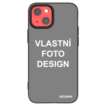Picasee silikonový černý obal pro Apple iPhone 13 mini - Vlastní fotka/motiv